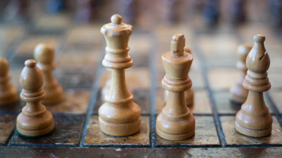 Schachfiguren als Sinnbild für Strategie
